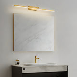 Modern Rotatable LED Mirror Vanity Light Copper Wall Sconce for Bathroom and Dressing Room