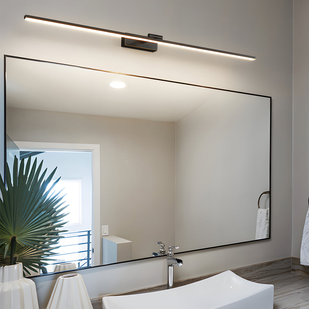 Modern Rotatable LED Mirror Vanity Light Copper Wall Sconce for Bathroom and Dressing Room