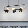 Modern Rotatable LED Nordic Chandelier Electroplated Metal Pendant Light for Dining Room