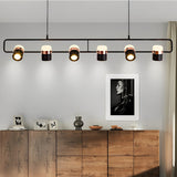 Modern Rotatable LED Nordic Chandelier Electroplated Metal Pendant Light for Dining Room
