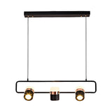 Modern Rotatable LED Nordic Chandelier Electroplated Metal Pendant Light for Dining Room