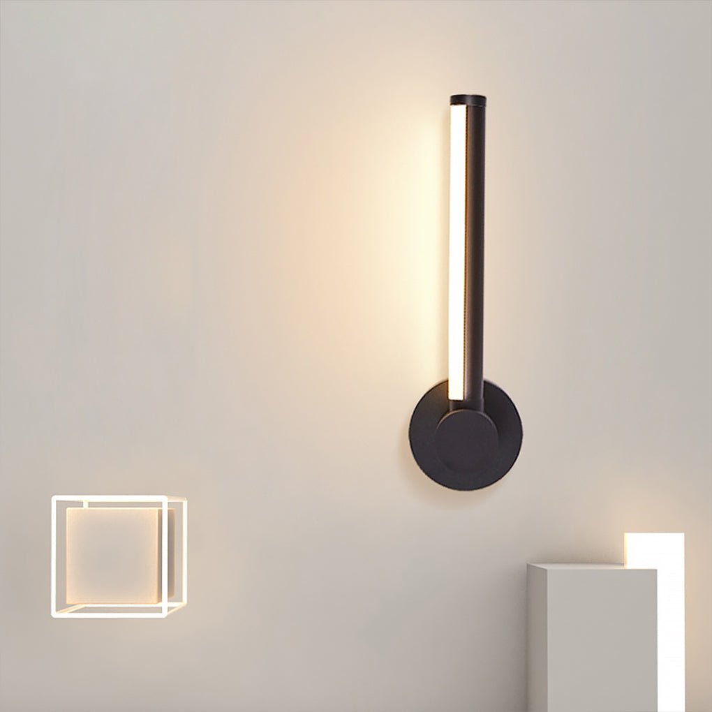 Modern Rotatable LED Wall Sconce with 3 Color Dimming for Living Room and Bedroom