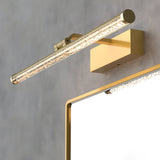 Modern Rotatable Seeded Acrylic LED Vanity Light Dimmable Bathroom Wall Sconce