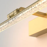 Modern Rotatable Seeded Acrylic LED Vanity Light Dimmable Bathroom Wall Sconce