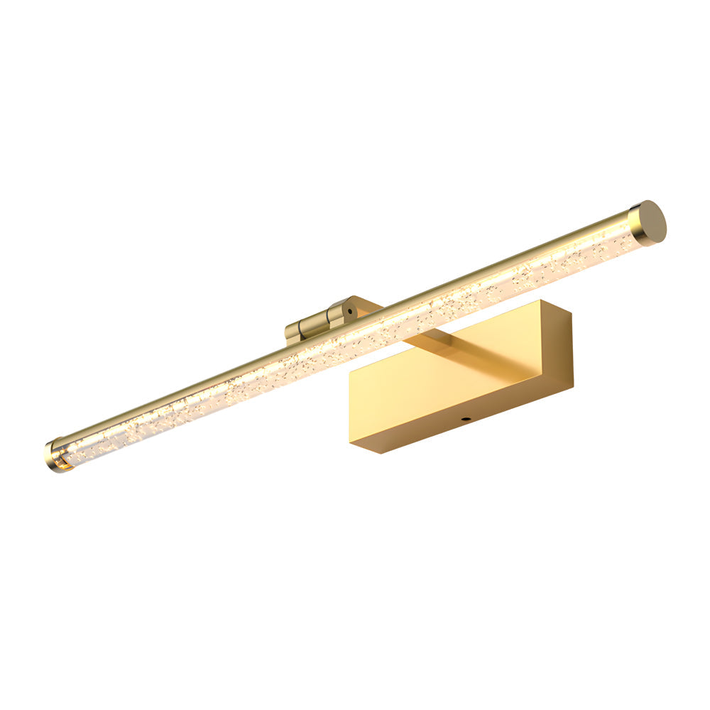 Modern Rotatable Seeded Acrylic LED Vanity Light Dimmable Bathroom Wall Sconce