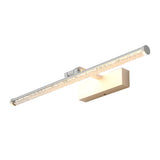 Modern Rotatable Seeded Acrylic LED Vanity Light Dimmable Bathroom Wall Sconce