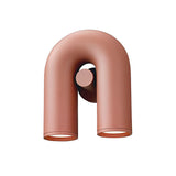 Modern Rotatable U Shaped LED Wall Lamp Nordic Style Industrial Water Pipe Sconce Lighting
