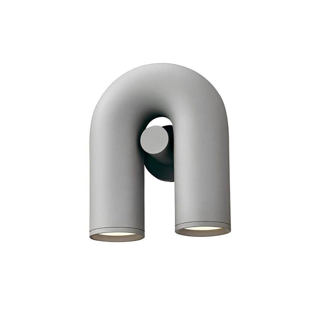 Modern Rotatable U Shaped LED Wall Lamp Nordic Style Industrial Water Pipe Sconce Lighting