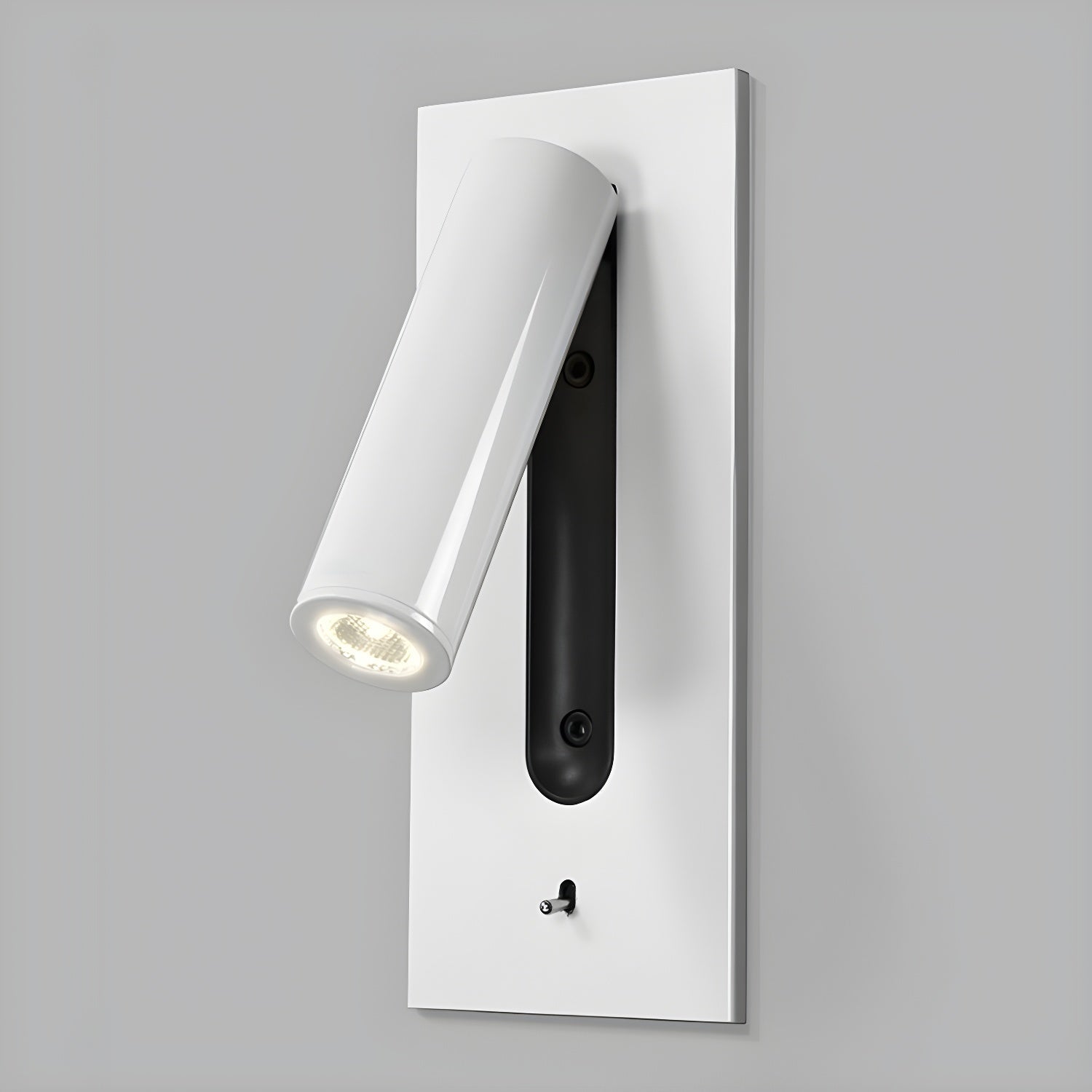 Modern Rotating LED Wall Sconce Adjustable Minimalist Bedside Reading Light Fixture