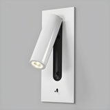 Modern Rotating LED Wall Sconce Adjustable Minimalist Bedside Reading Light Fixture