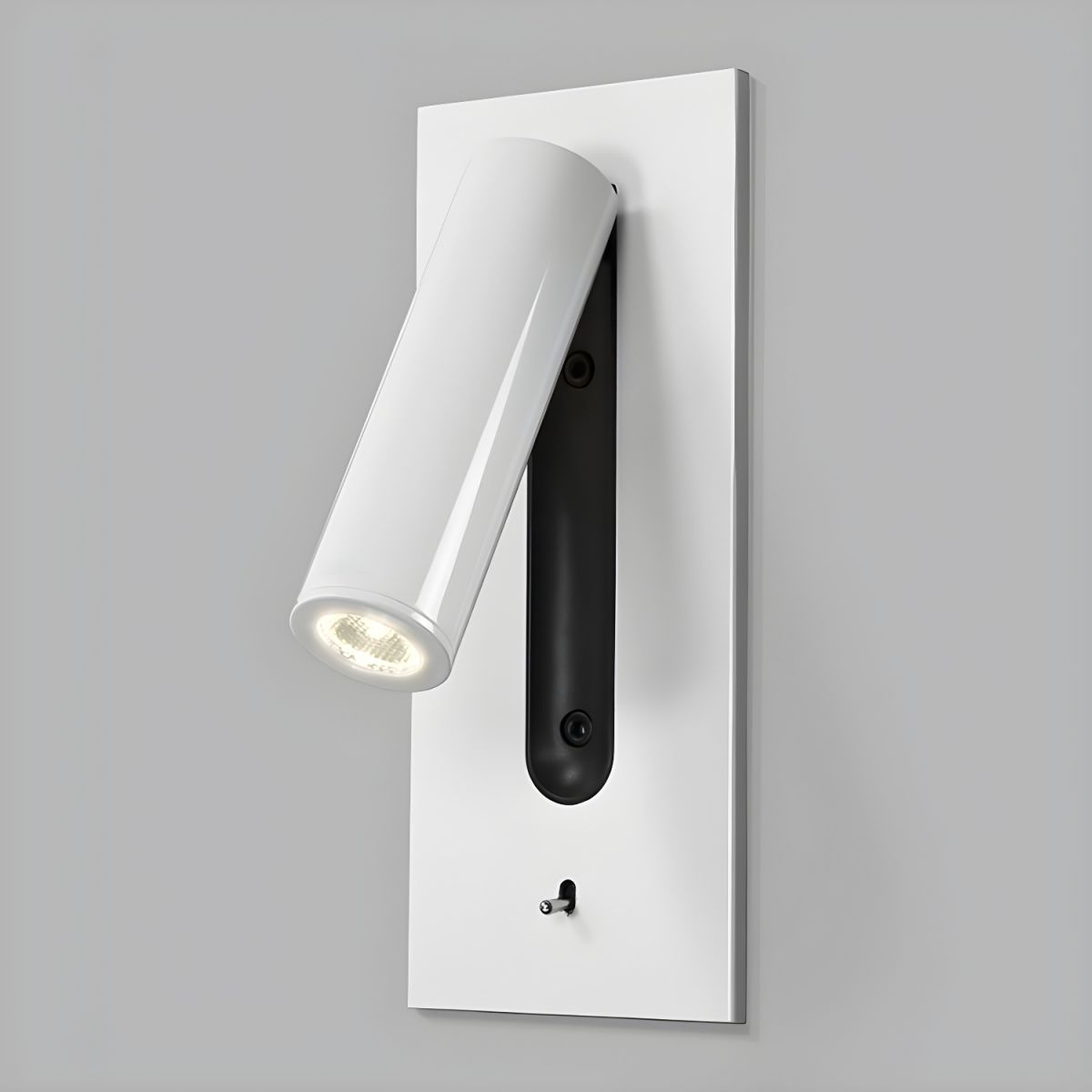 Modern Rotating LED Wall Sconce Adjustable Minimalist Bedside Reading Light Fixture