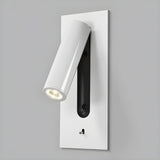 Modern Rotating LED Wall Sconce Adjustable Minimalist Bedside Reading Light Fixture
