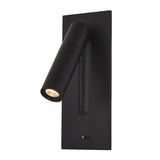 Modern Rotating LED Wall Sconce Adjustable Minimalist Bedside Reading Light Fixture