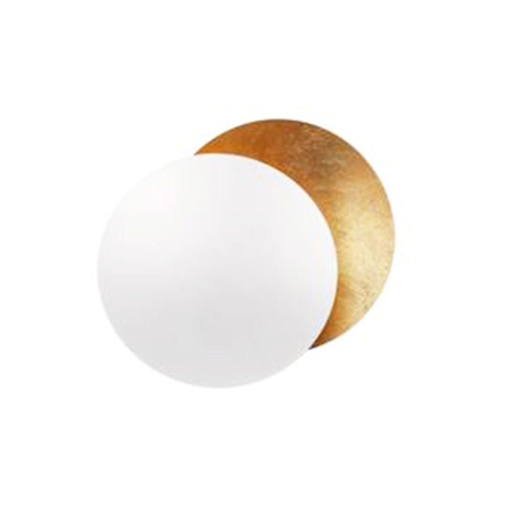 Modern Rotating Moon Design LED Wall Sconce Minimalist Adjustable Bedside Lighting for Stairs and Aisle