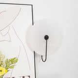 Modern Round Alabaster LED Wall Sconce Elegant Stone Wall Lamp for Interior Living Spaces
