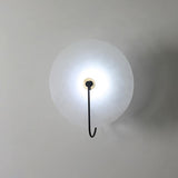 Modern Round Alabaster LED Wall Sconce Elegant Stone Wall Lamp for Interior Living Spaces