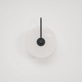 Modern Round Alabaster LED Wall Sconce Elegant Stone Wall Lamp for Interior Living Spaces