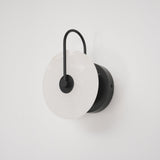 Modern Round Alabaster LED Wall Sconce Elegant Stone Wall Lamp for Interior Living Spaces