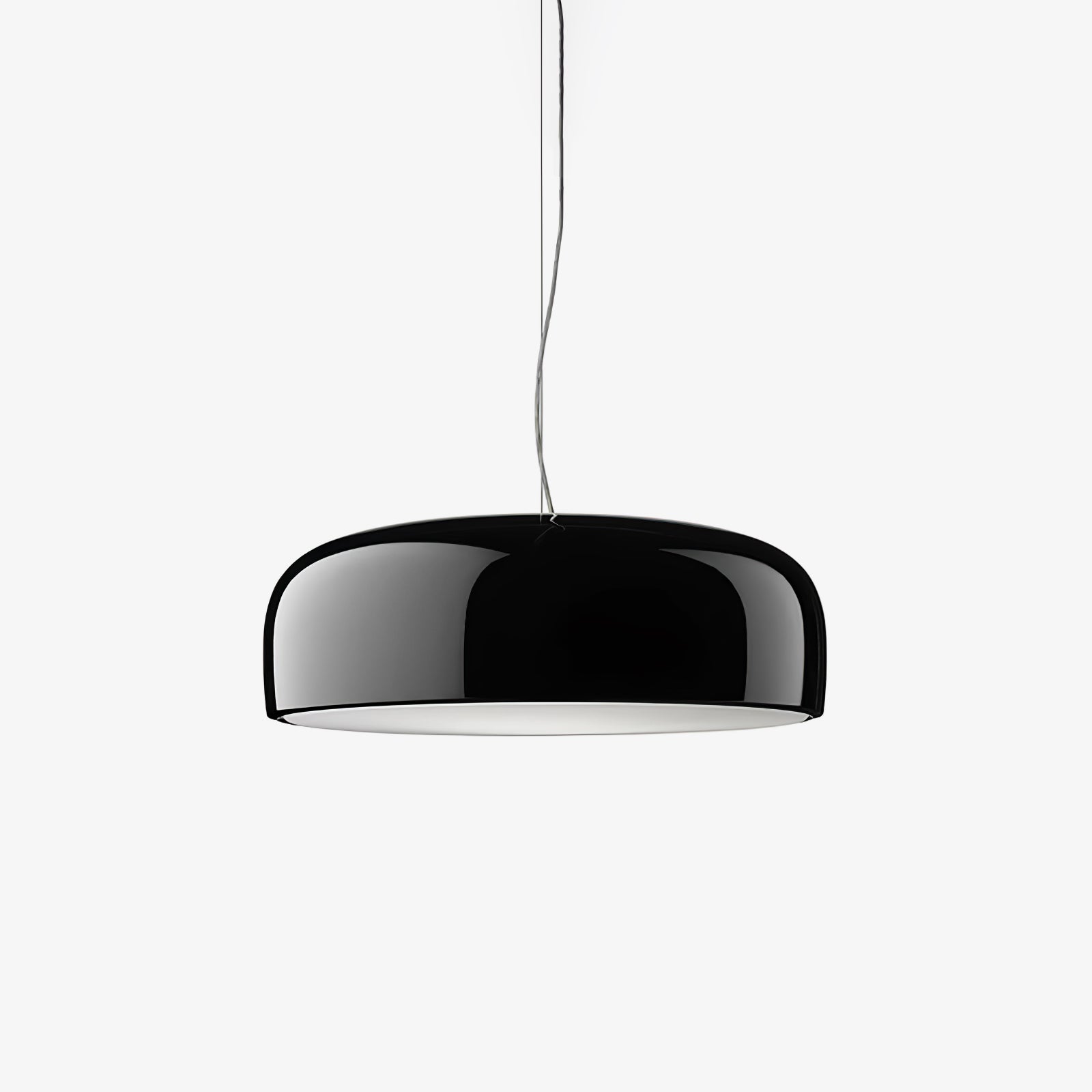 Modern Round Aluminum Pendant Light with Soft Diffused Illumination for Contemporary Interior Decor