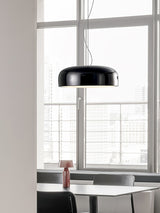 Modern Round Aluminum Pendant Light with Soft Diffused Illumination for Contemporary Interior Decor