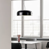 Modern Round Aluminum Pendant Light with Soft Diffused Illumination for Contemporary Interior Decor