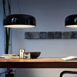 Modern Round Aluminum Pendant Light with Soft Diffused Illumination for Contemporary Interior Decor