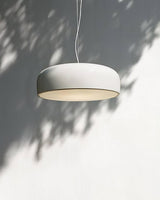 Modern Round Aluminum Pendant Light with Soft Diffused Illumination for Contemporary Interior Decor