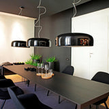 Modern Round Aluminum Pendant Light with Soft Diffused Illumination for Contemporary Interior Decor