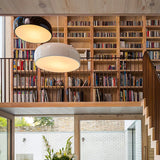 Modern Round Aluminum Pendant Light with Soft Diffused Illumination for Contemporary Interior Decor