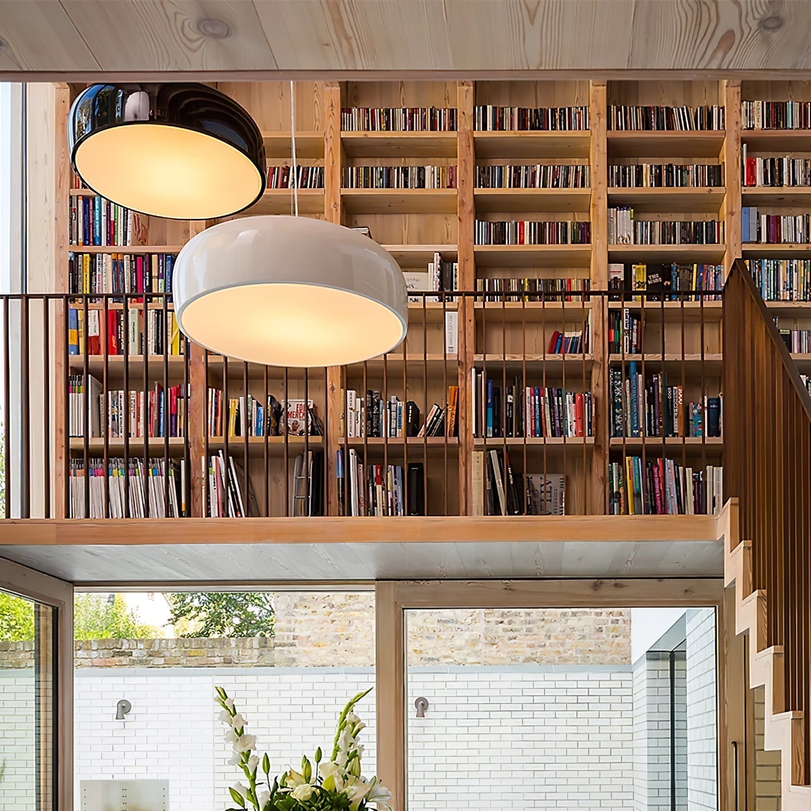 Modern Round Aluminum Pendant Light with Soft Diffused Illumination for Contemporary Interior Decor