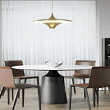 Modern Round COB LED Pendant Light Adjustable Nordic Hanging Lamp for Dining Room