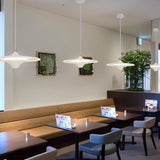 Modern Round COB LED Pendant Light Adjustable Nordic Hanging Lamp for Dining Room