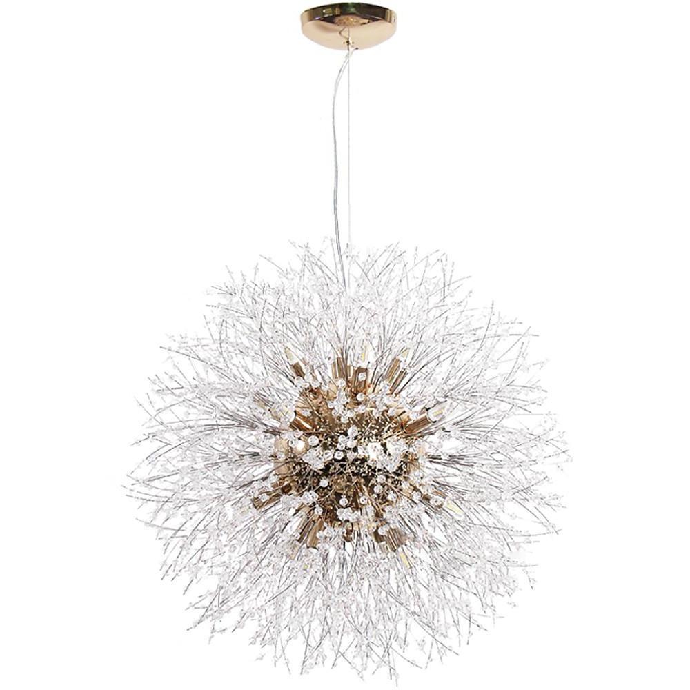 Modern Round Crystal LED Pendant Light Elegant Antique Chandelier for Dining and Living Rooms