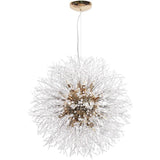 Modern Round Crystal LED Pendant Light Elegant Antique Chandelier for Dining and Living Rooms