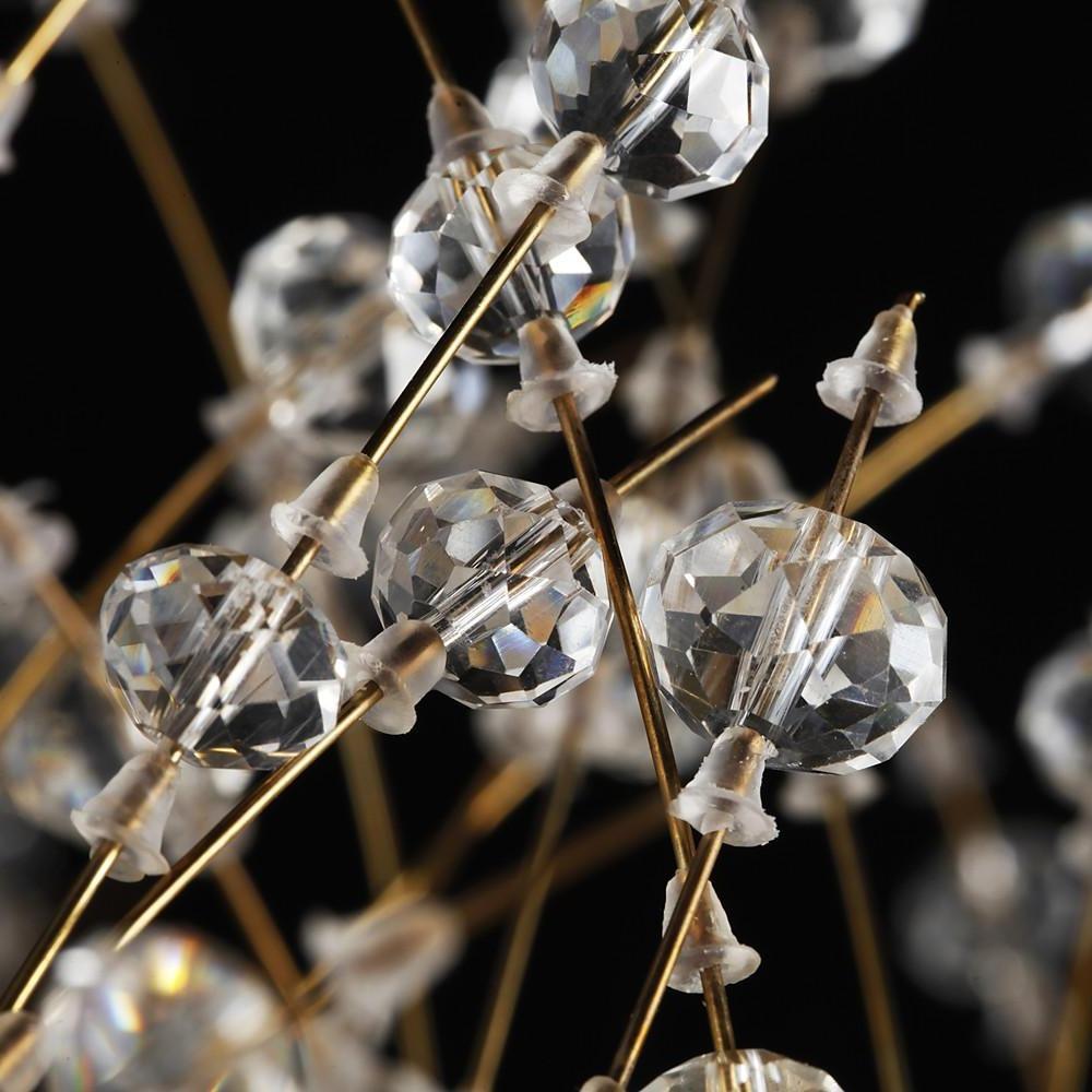 Modern Round Crystal LED Pendant Light Elegant Antique Chandelier for Dining and Living Rooms