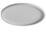 Dimmable Round LED Flush Mount Ceiling Light with Modern Hollow Edge Design for Bedroom