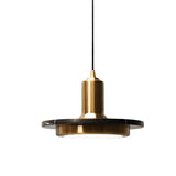 Modern Round Flying Saucer LED Pendant Light Electroplated Iron Kitchen Island Hanging Lamp