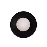 Modern Round Glass Art Sconce Wall Lamp Celestial Moon Design for Hallway and Bedroom