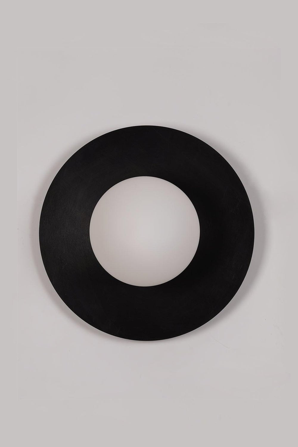 Modern Round Glass Art Sconce Wall Lamp Celestial Moon Design for Hallway and Bedroom
