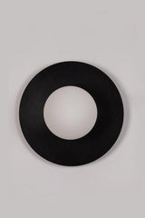 Modern Round Glass Art Sconce Wall Lamp Celestial Moon Design for Hallway and Bedroom