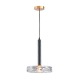 Modern Round Glass Pendant Light Amber Smoke Gray Nordic Chandelier for Kitchen Island