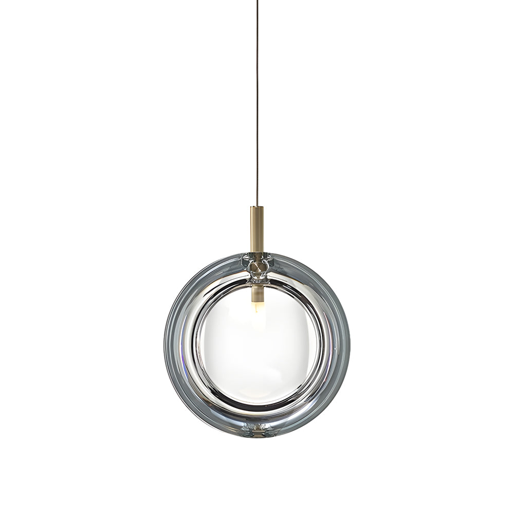 Modern Round Glass Sphere Pendant Light Nordic Hanging Ceiling Fixture for Home