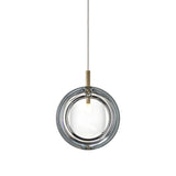 Modern Round Glass Sphere Pendant Light Nordic Hanging Ceiling Fixture for Home