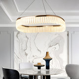 Modern Round K9 Crystal LED Chandelier Luxury 3 Step Dimming Pendant Lighting