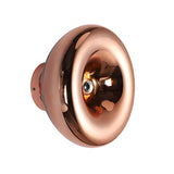Modern Round Lava Glass Wall Sconce Creative Art Indoor Lighting Fixture in Gold and Silver