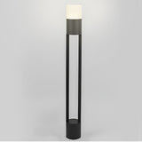 Modern Round LED Outdoor Post Light Minimalist Waterproof Garden Pathway Pole Lamp