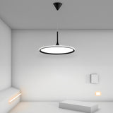 Modern Round LED Pendant Light for Dining Room and Bedroom Minimalist Nordic Chandelier