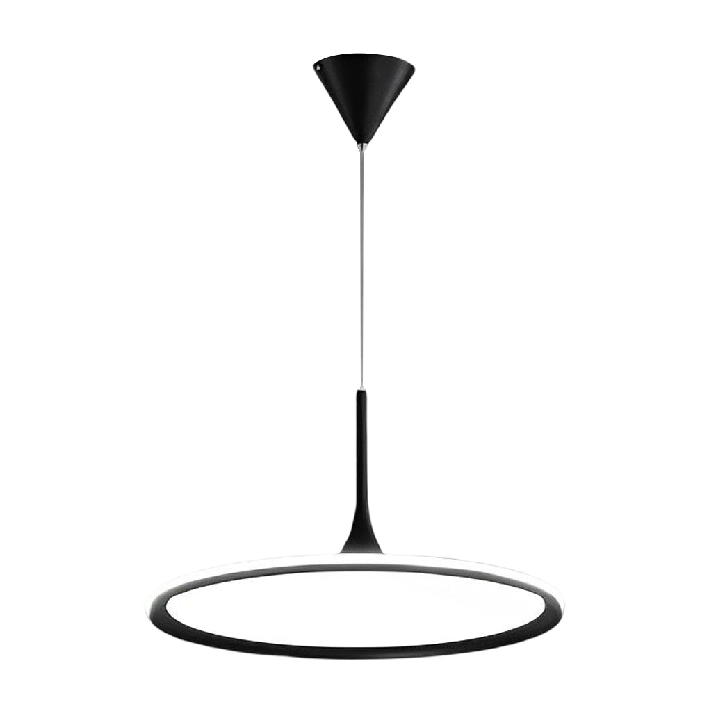 Modern Round LED Pendant Light for Dining Room and Bedroom Minimalist Nordic Chandelier