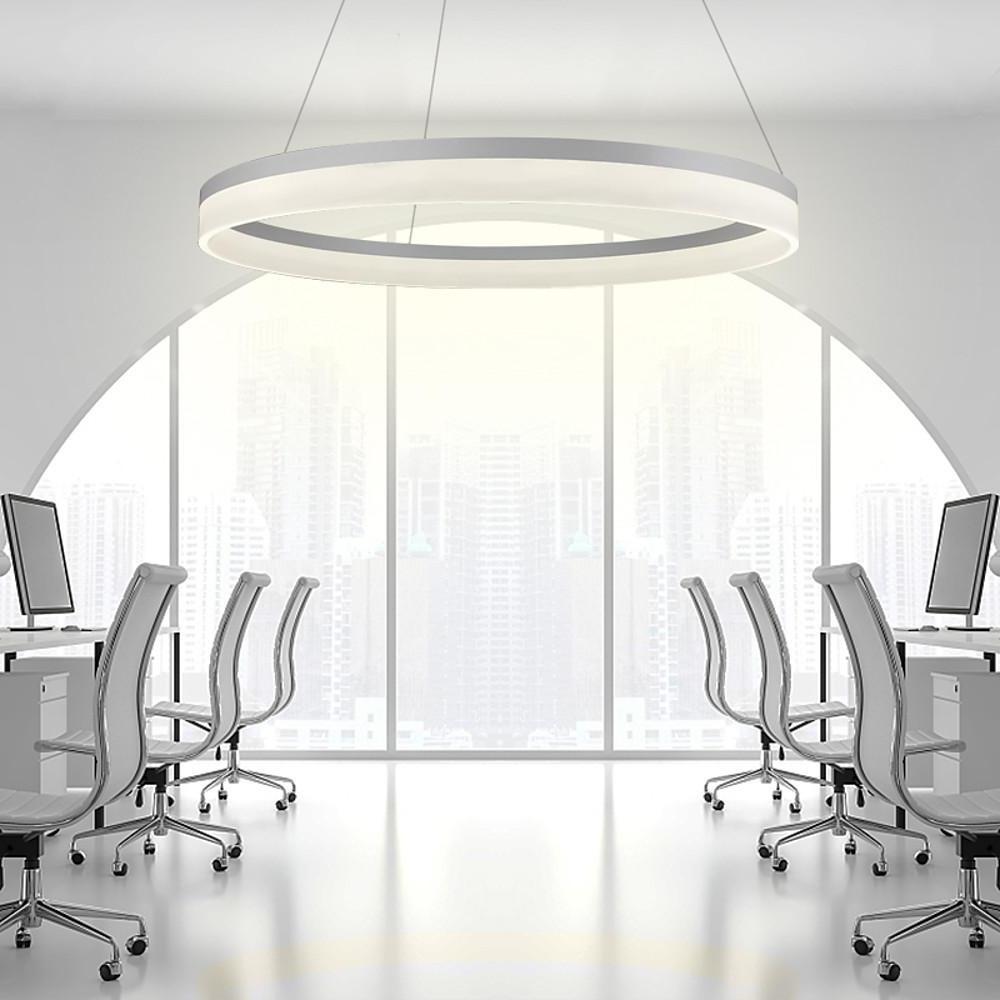 Modern Round LED Pendant Light for Kitchen Island and Contemporary Living Spaces