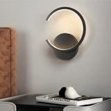 Modern Round LED Wall Sconce Dimmable Nordic Minimalist Bedside Light Fixture